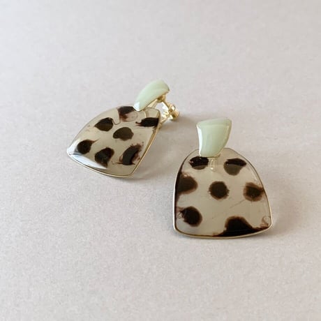 Gloss Epoxy Clip on Earrings [GL-002-E]