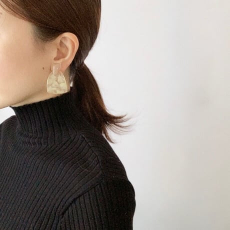 Gloss Epoxy Clip on Earrings [GL-002-E]