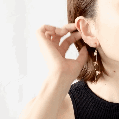 Blooming Flower Clip on Earrings