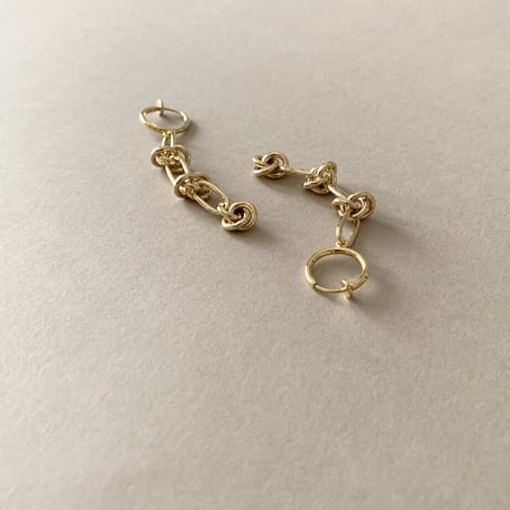 Statement Chain Clip on Earrings