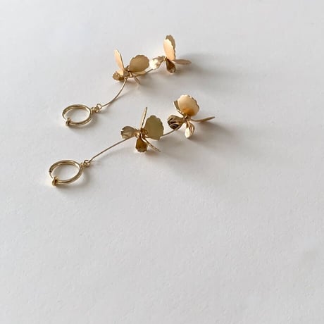 Blooming Flower Clip on Earrings【2023.A/W】