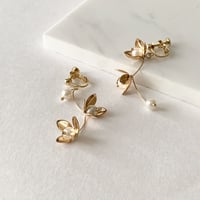Blooming Flower Clip on Earrings
