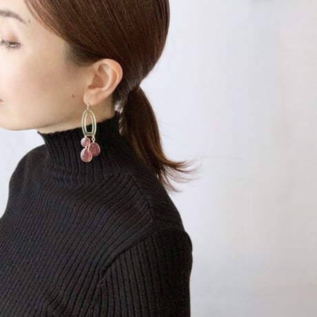 Gloss Epoxy Pierced Earrings [GL-003-P]