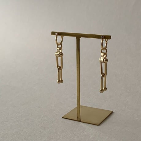 Chunky Chain Pierced Earrings