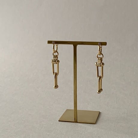 Chunky Chain Pierced Earrings
