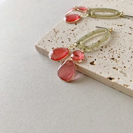 Gloss Epoxy Pierced Earrings [GL-003-P]