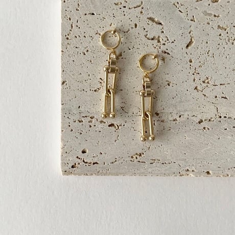 Chunky Chain Clip on Earrings
