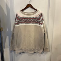 【web限定】BOWWOW snow flake sweat(XL)