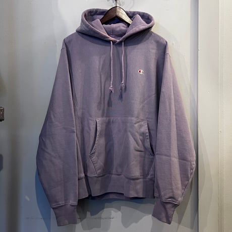 Champion REVERSE WEAVE logo hoodie (M)