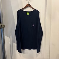 【Web限定】HUF purple buddy pocket l/s tee(L)