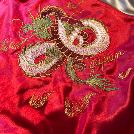 【web限定】unknown "dragon" kids souvenir jacket (130)