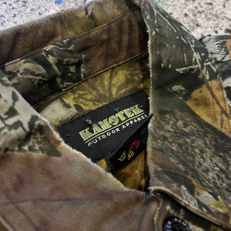 【Web限定】KAMOTEK real tree safari shirt (M)