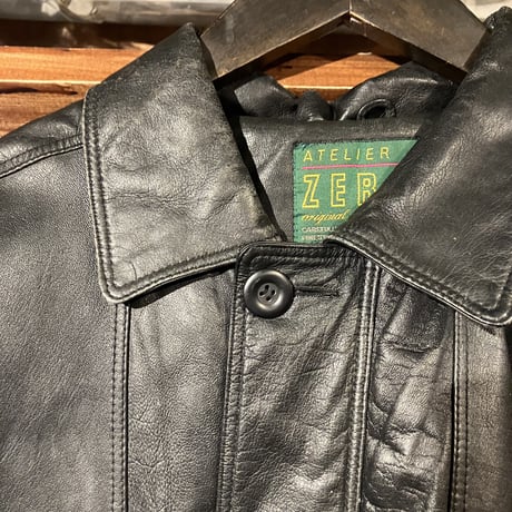 【web限定】ATELIER ZERO Lether Jacket.(L)