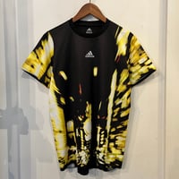 adidas poly running tee (L)