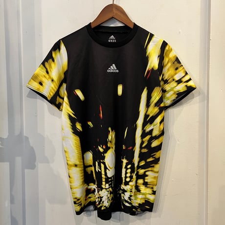 adidas poly running tee (L)