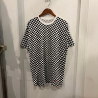 Supreme × Hanes checkerboard tagless tee (L)