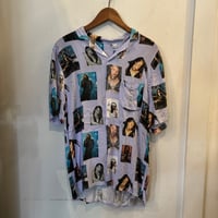 Aaliyah all-over print shirt