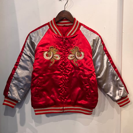 【web限定】unknown "dragon" kids souvenir jacket (130)