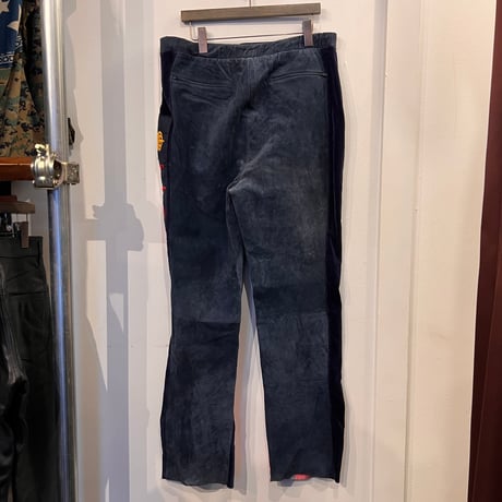 TROOP LLC embroidery logo line pants