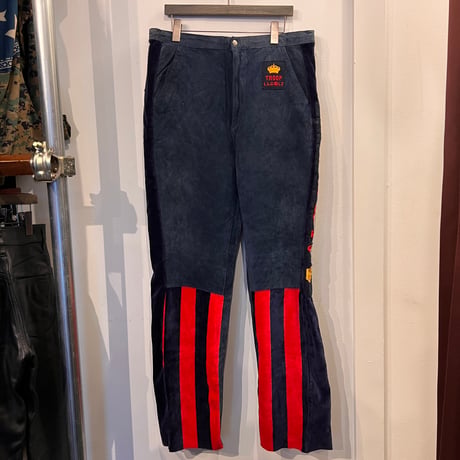 TROOP LLC embroidery logo line pants