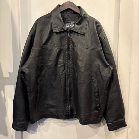 GINO QUALITY LEATHER Leather jacket (XL)