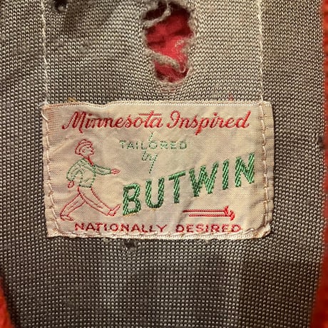 【Web限定】BUTWIN nylon varsity jacket