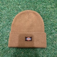 Dickies gibsland logo acrylic beanie (Brown)