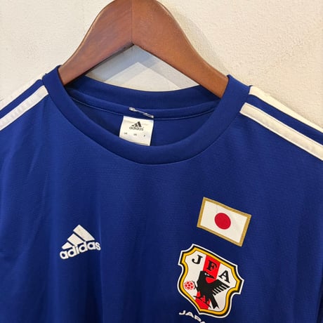 adidas "JAPAN" 2014 soccer game tee(L)