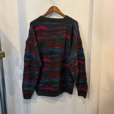 JOHN ASHFORD 3D design knit(XL)