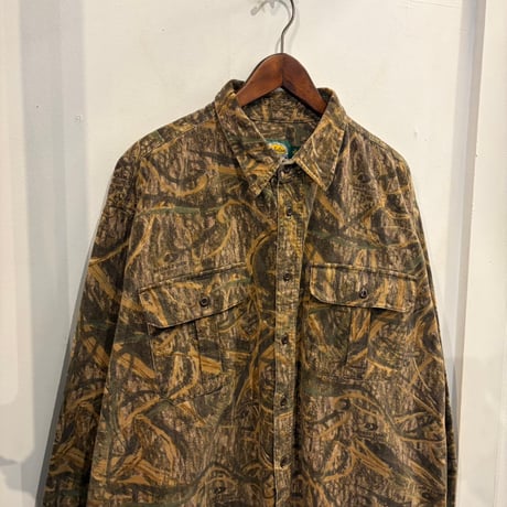 【Web限定】Cabela's "Mossy Oak" real tree heavy shirt(XL)