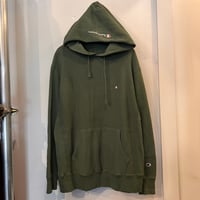Champion reverse weave logo hoodie (S)