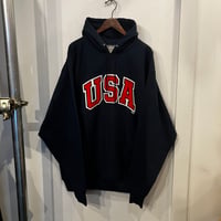 【web限定】STEVE AND BARRY'S "USA" patch hoodie (XL)
