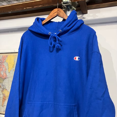 Champion "REVERSE WEAVE" hoodie(XL/Blue)