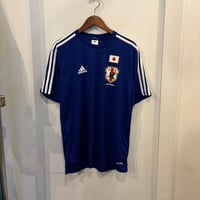 adidas "JAPAN" 20014 soccer game tee(L)
