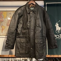 【web限定】ALASKO vintage model leather coat (M)