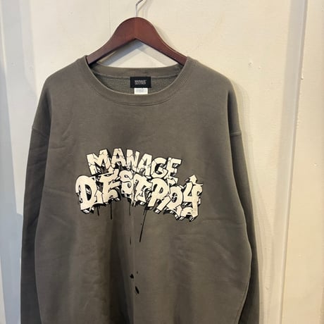 MANAGE DESTROY "ESOW" crewneck sweat(XXL)