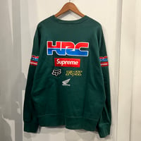 【Web限定】Supreme 19AW Honda fox racing crew neck sweat (L)