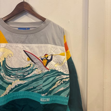 【web限定】adidas AZUMA RIVER pull over sweat(XS)