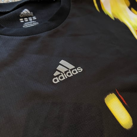 adidas poly running tee (L)