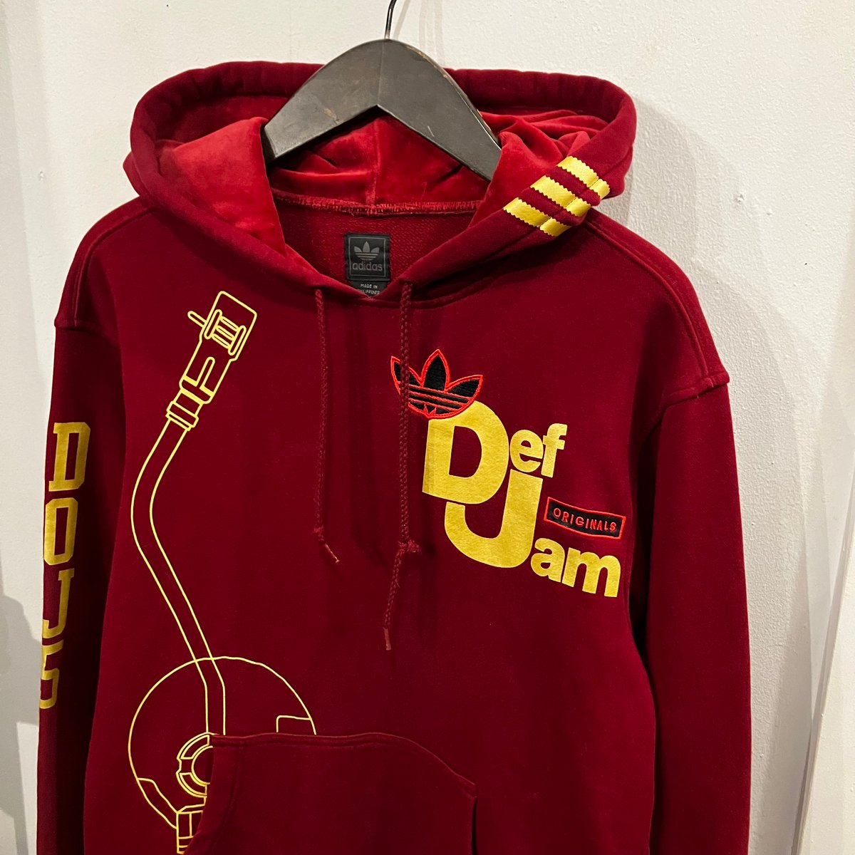 アディダス Def Jam recordings コラボ ジャケット adidas originals × DefJam Recordings hoodie (ab