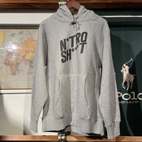 【web限定】SH*T KICKER "N*TRO SH**T" print hoodie (L)