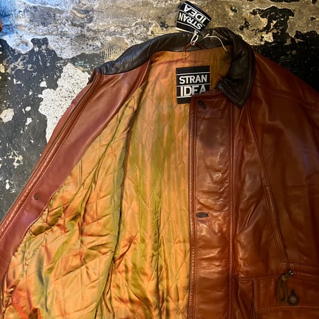 【Dead Stock / web限定】STRAN IDEA "FAY" leather jacket (48)