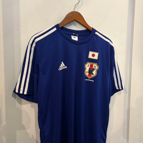 adidas "JAPAN" 2014 soccer game tee(L)