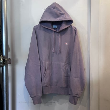 Champion REVERSE WEAVE logo hoodie (M)
