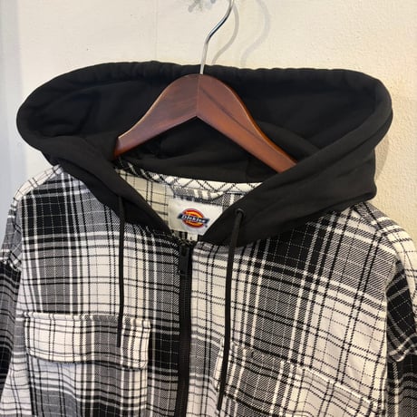 【Web限定】Dickies quilting hooded zip-shirt (L)