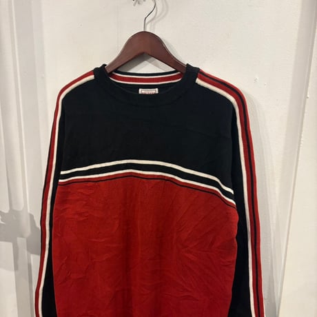 【web限定】ARIZONA 2tone knit cardiga (L)