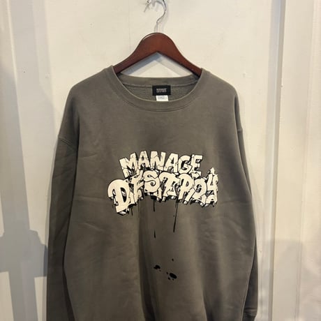 MANAGE DESTROY "ESOW" crewneck sweat(XXL)