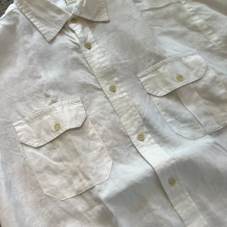 MERONA double pocket ilnen shirt (L)