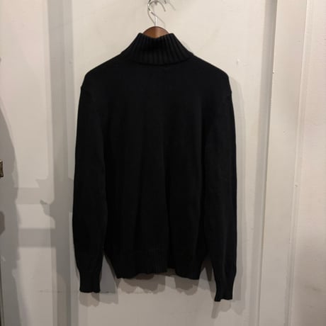 POLO RALPH LAUREN small pony half-zip sweat (Black/Red)