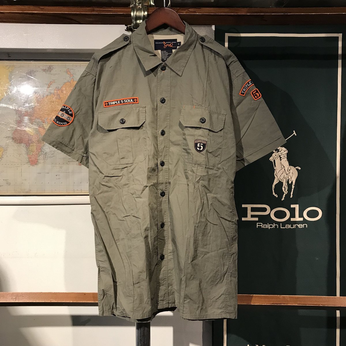 私物キムタク着マスターマインドチェックシャツS 同型同色初期